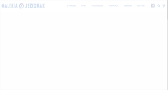 Desktop Screenshot of galeriajeziorak.com.pl